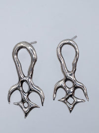 Spike pendant earrings-lokidolor-APOC STORE