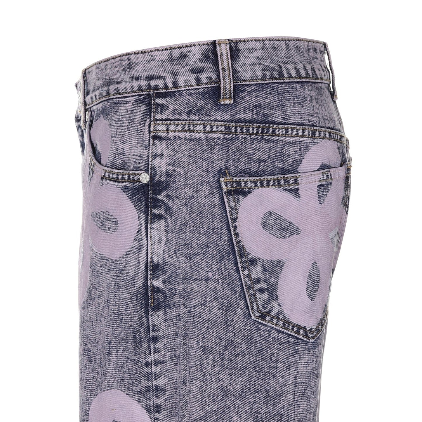 surgery painted clover jeans 'pink denim'-Surgery-APOC STORE