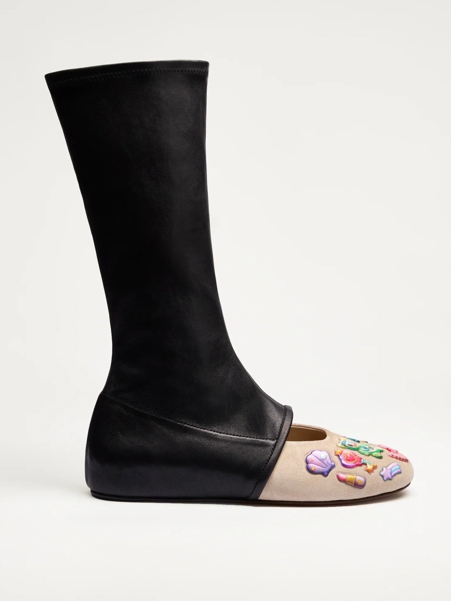 NYU BOOTS BEIGE BLACK-Invasive Modification-APOC STORE