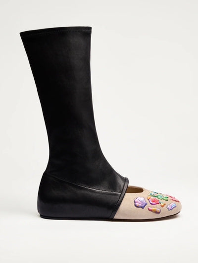 NYU BOOTS BEIGE BLACK-Invasive Modification-APOC STORE