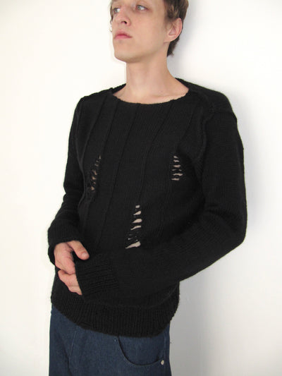 "Raw Elegance" Men's sweater-V4K-APOC STORE