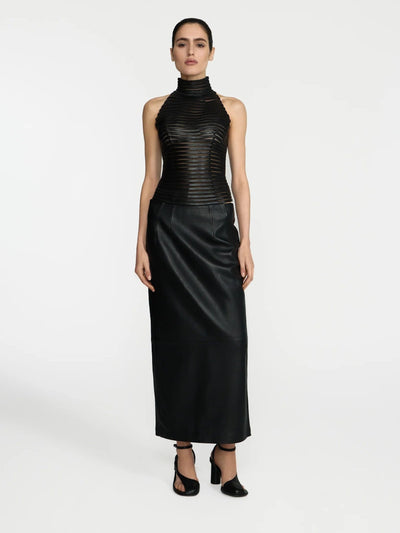 SCULPTURE TOP - BLACK-MOTIRA-APOC STORE