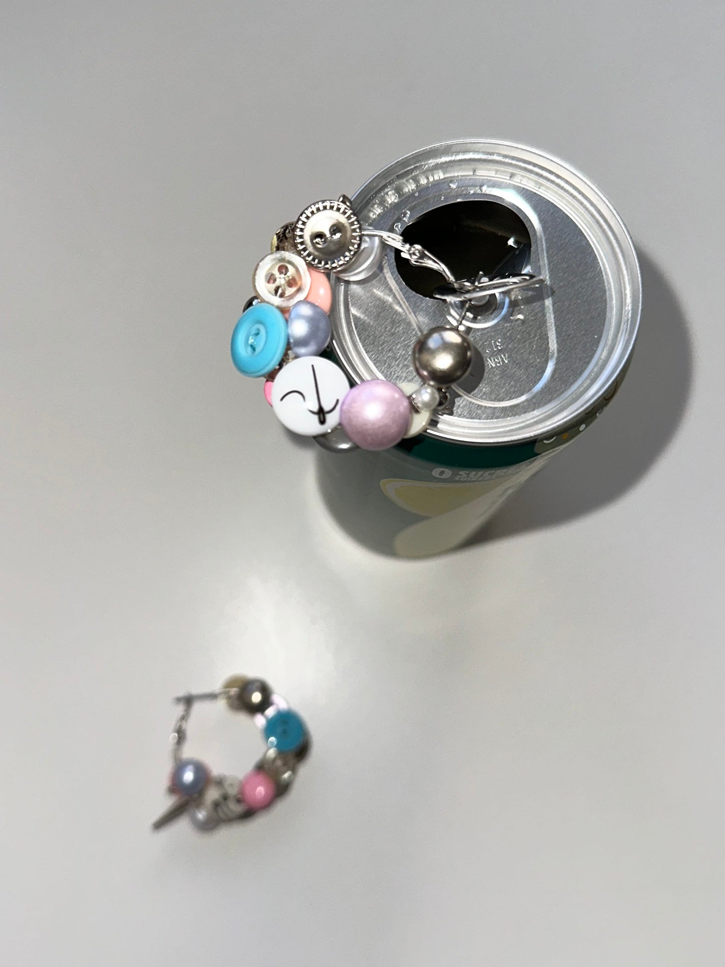 Small Button earrings-Alisa Cayoo-APOC STORE