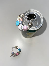Small Button earrings-Alisa Cayoo-APOC STORE