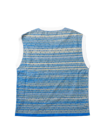 EMPATHIC KNIT VEST - Blue-Cognomen-APOC STORE