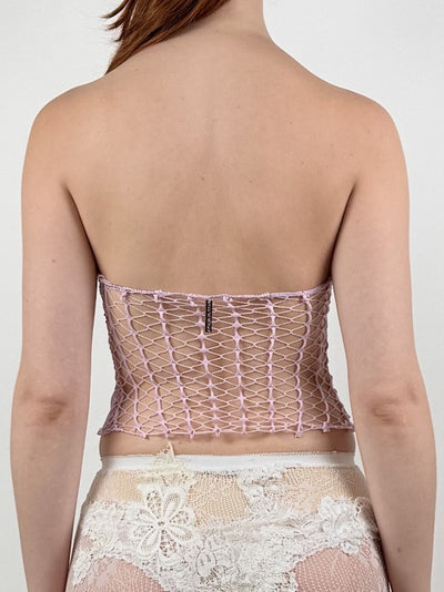 LACE TOP PURPLE-Lou de Bètoly-APOC STORE