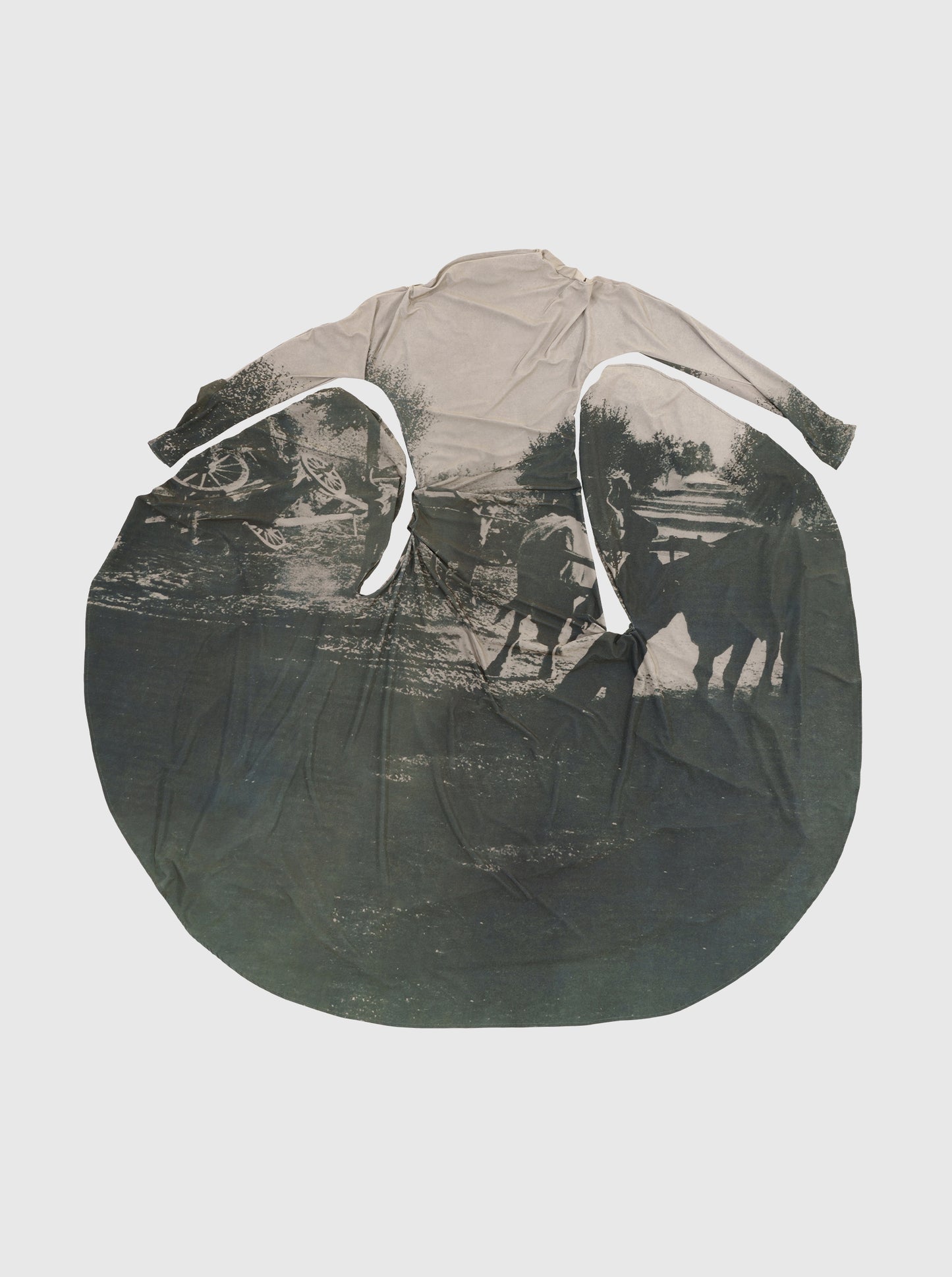 Printed jersey dress #2-Nensi Avetisian-APOC STORE