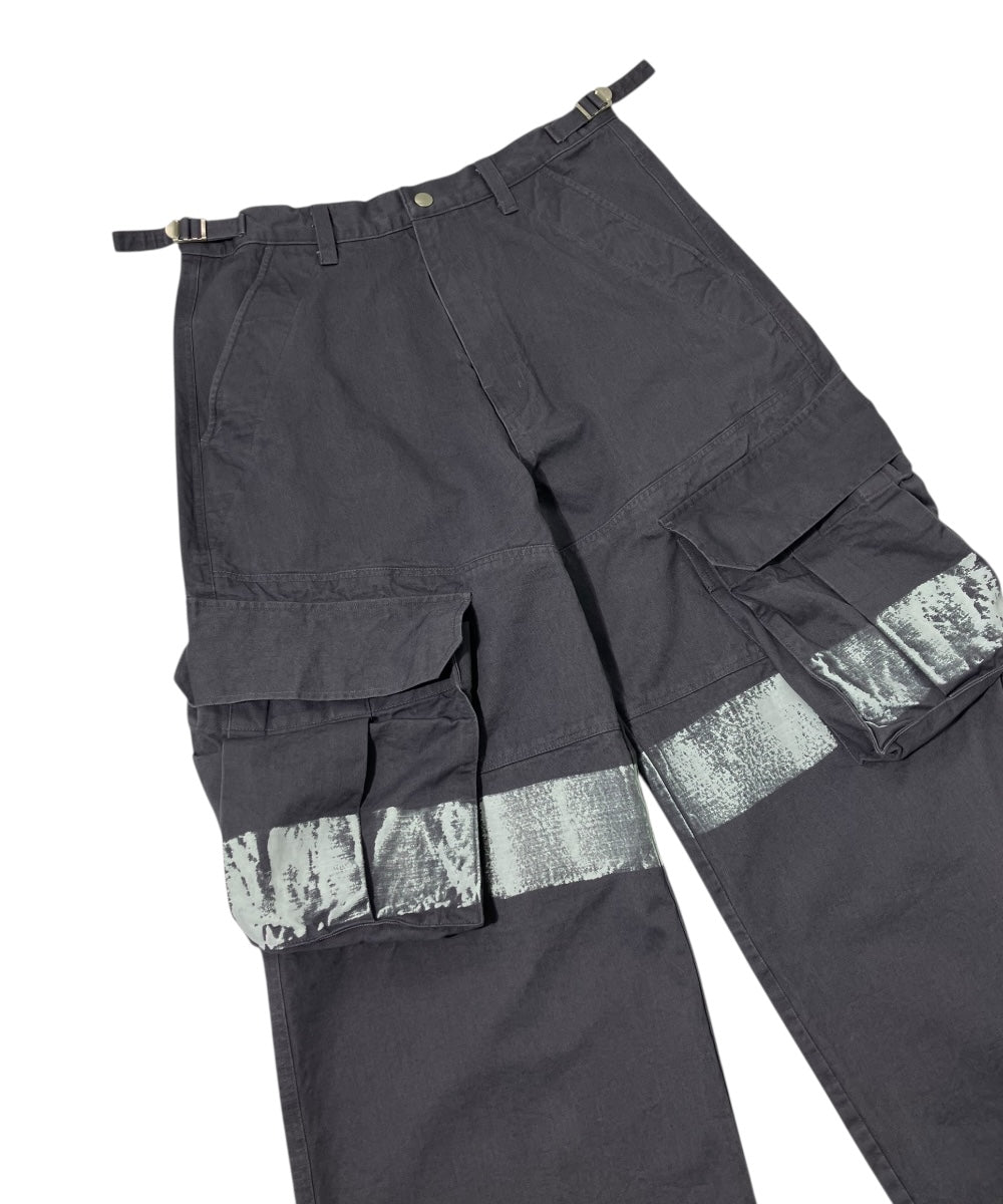 PAINTED CARGO PANTS CHARCOAL-EGNARTS-APOC STORE
