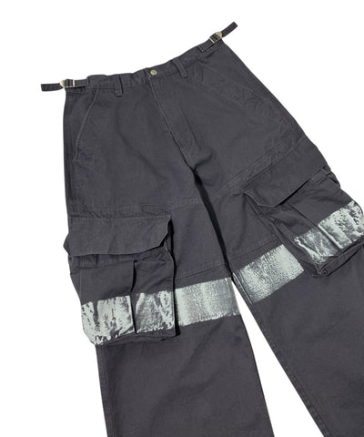 PAINTED CARGO PANTS CHARCOAL-EGNARTS-APOC STORE