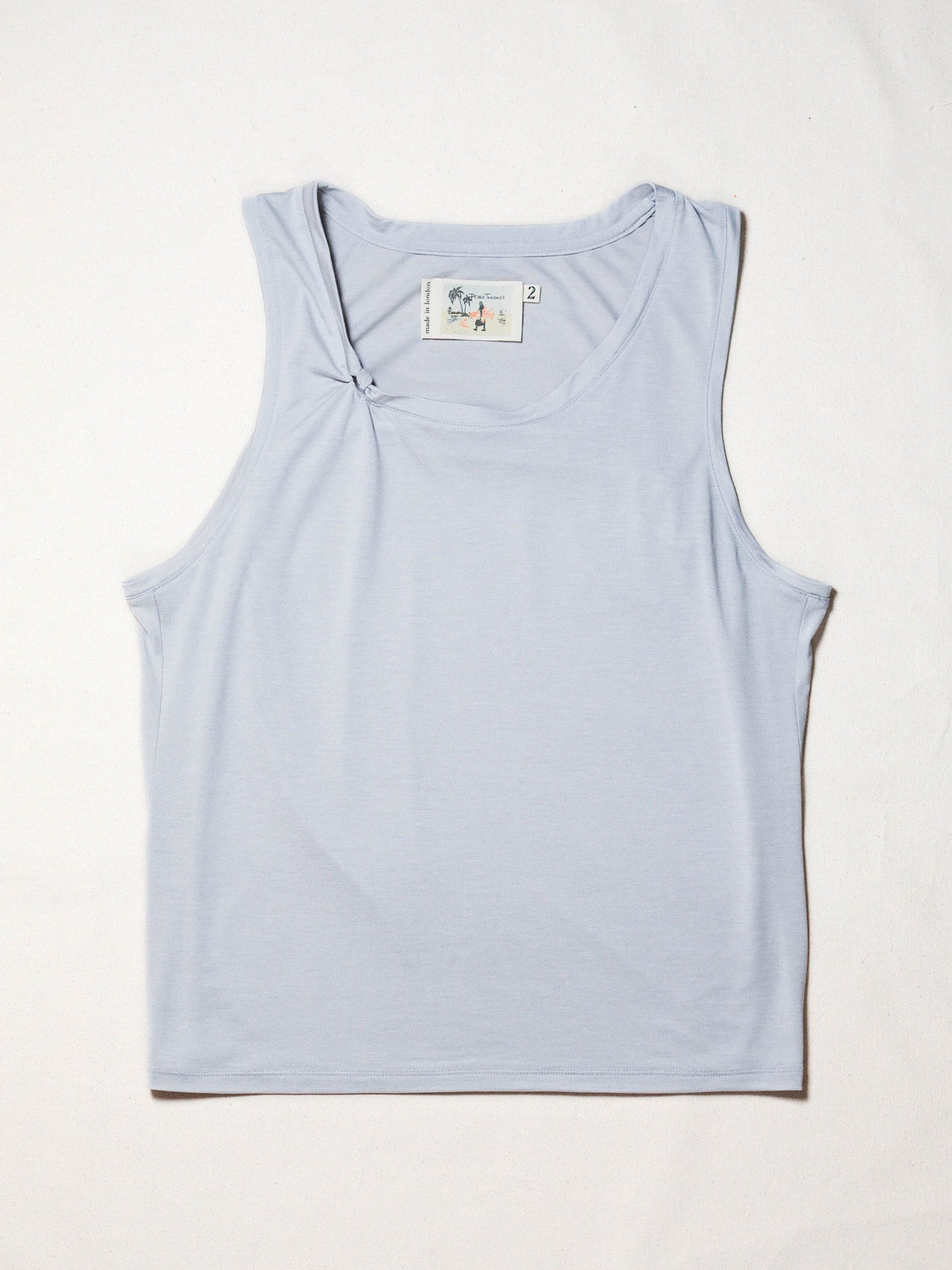 Knot Vest in Light Grey-Pedro Trindade-APOC STORE