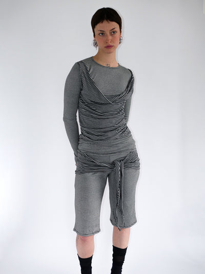 THE STRIPY TOP-Kenza Iatrides-APOC STORE