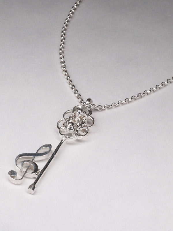 Notenschlüssel Pendant Necklace-ASTERISK-APOC STORE