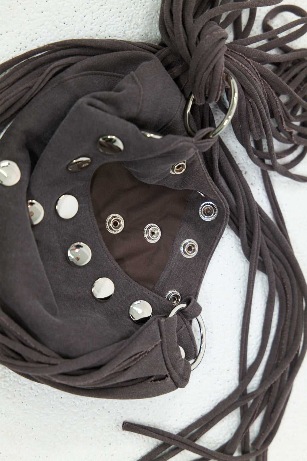 T string bag mini brown-Nibgnus-APOC STORE