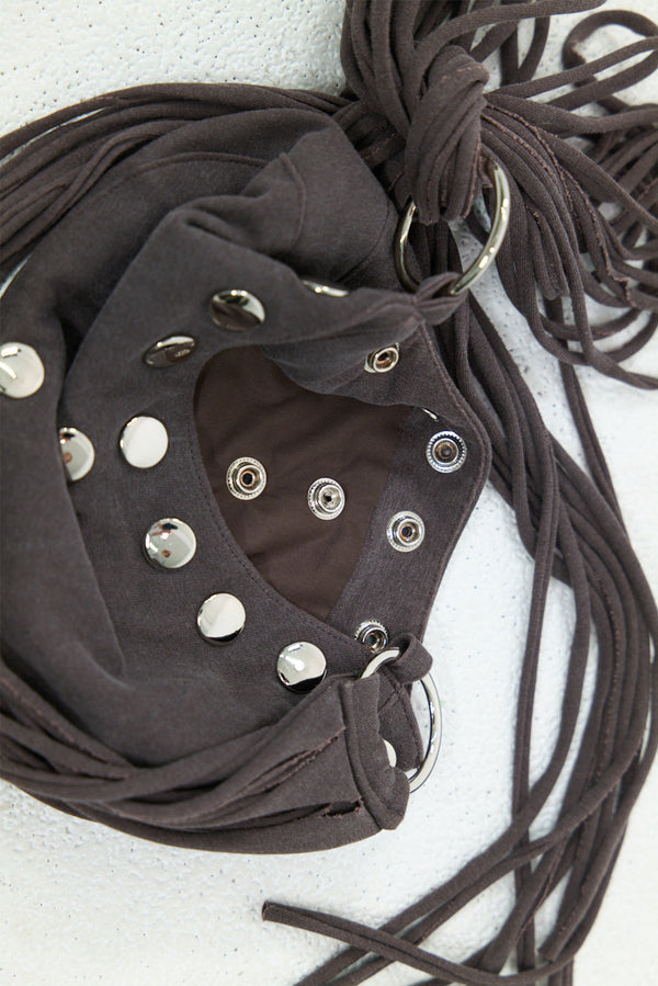 T string bag mini brown-Nibgnus-APOC STORE