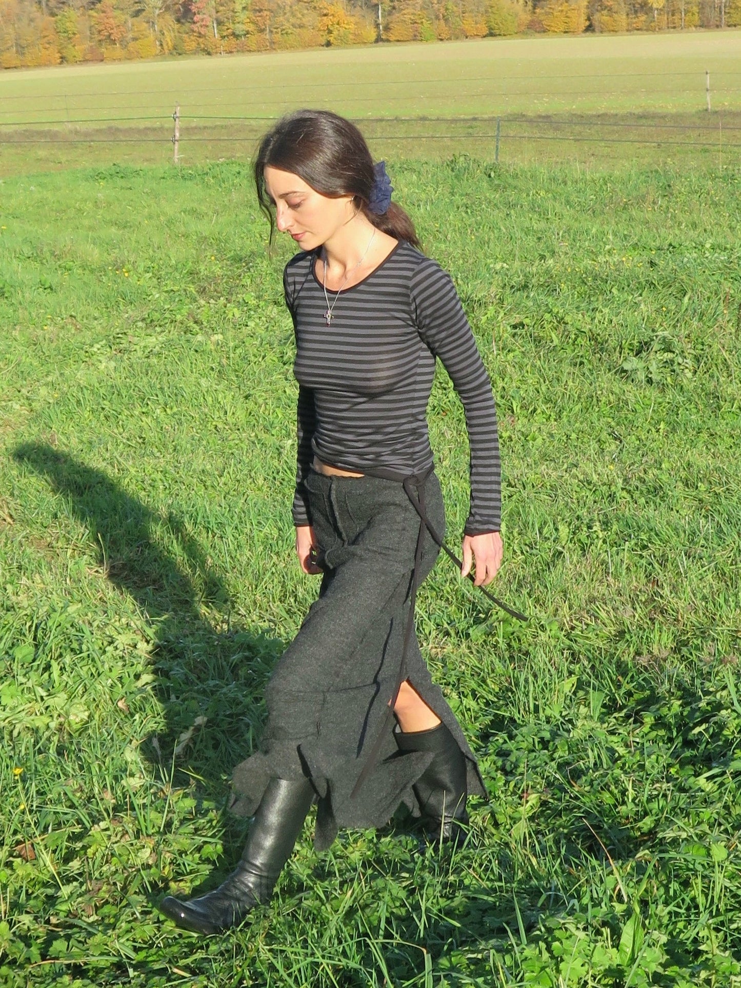 Hazel top striped-ATH-APOC STORE