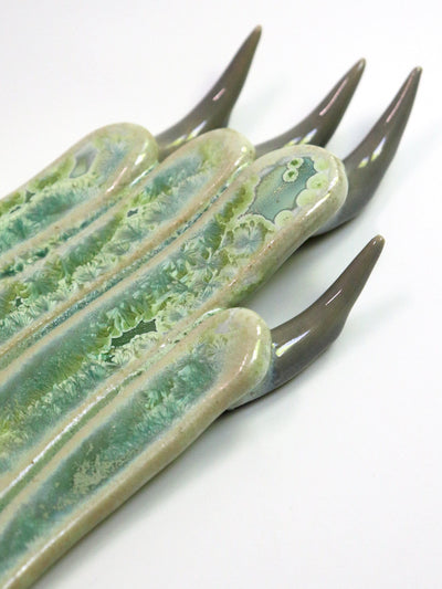 Incense Holder Crystal Green Paw-Naomi Gilon-APOC STORE
