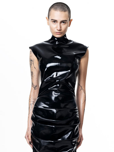 Black Shrimp Dress-harri-APOC STORE