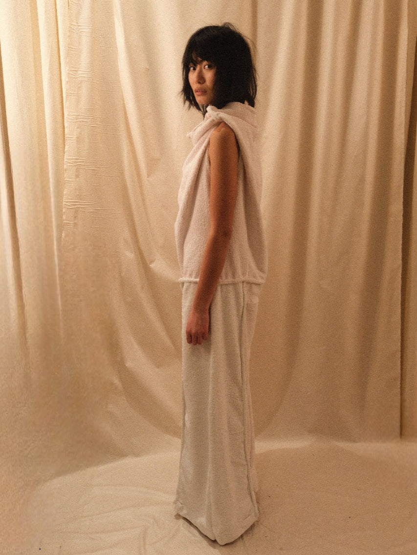 Mondrian Sleeveless Towel Dress-Polyhedron-APOC STORE