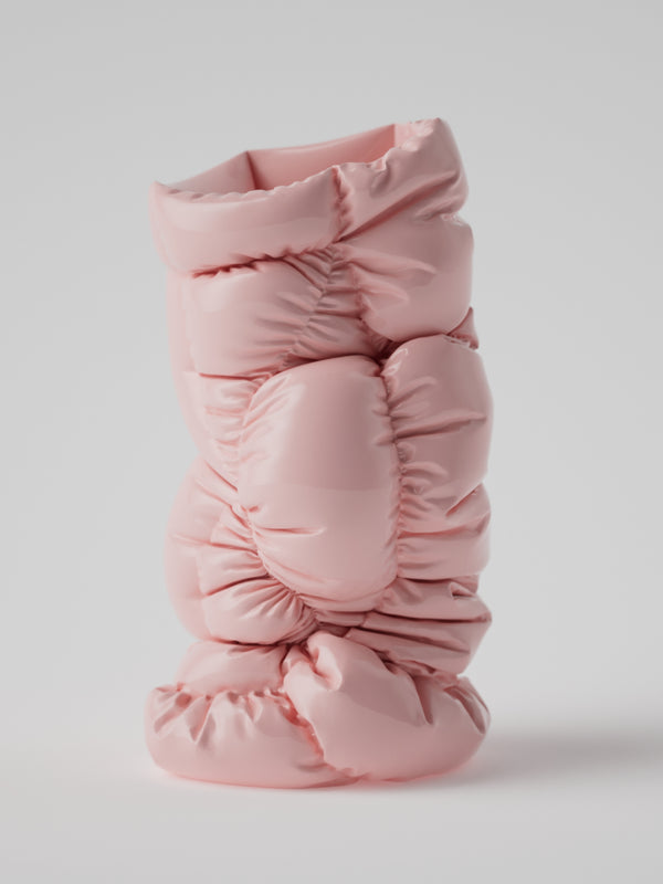 Puffer Vase II Pink - Large-Gast Studio-APOC STORE