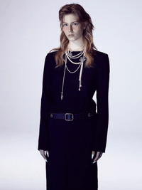 Silver Multilayered Pearl Necklace-TRINITE Studio-APOC STORE