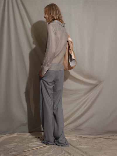 BB Sack in Beige Hair-on-Hide-Pedro Trindade-APOC STORE