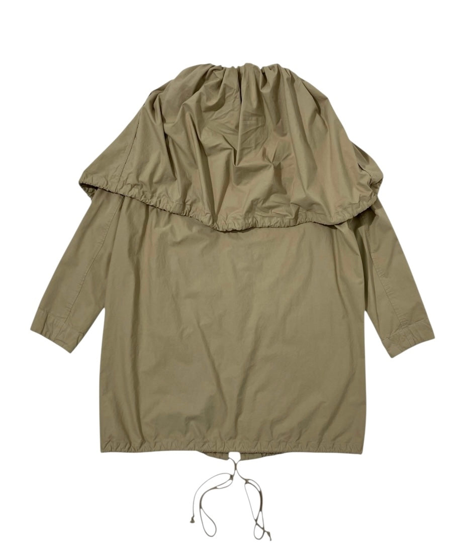 FLAT ADJUSTABLE STRING COAT BEIGE-EGNARTS-APOC STORE