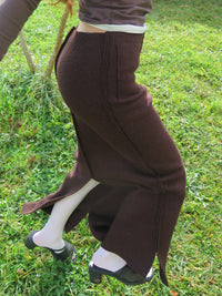 Kali skirt brown-ATH-APOC STORE