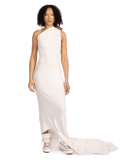 LP SS26 TAB GOWN-LEO PROTHMANN-APOC STORE