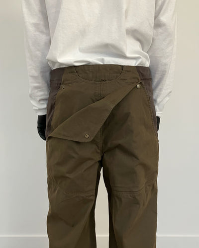 UTILITY ORGANZA POCKET PANTS BROWN-EGNARTS-APOC STORE