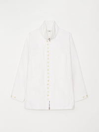 Buttoned up Mountain Parka 001 - White-Taekh-APOC STORE