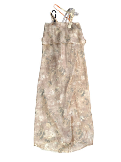 Bra-Straps Floral Sheer Dress-Polyhedron-APOC STORE