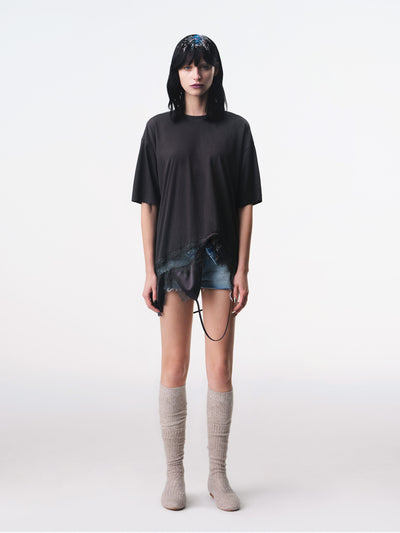 Mist Grey Deconstructed Slip Top-TRINITE Studio-APOC STORE