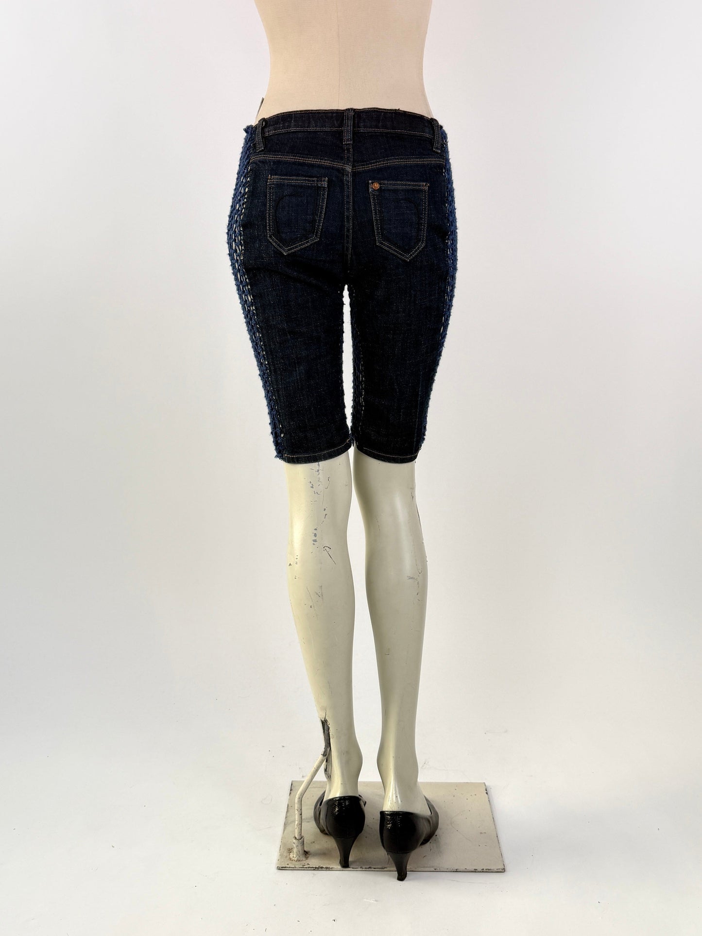 Mini Denim Cycling Shorts-Lou de Bètoly-APOC STORE