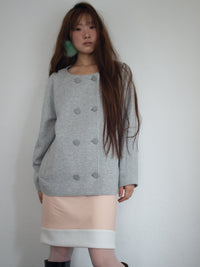 Jersey Double-B Jacket-mesh blanca-APOC STORE