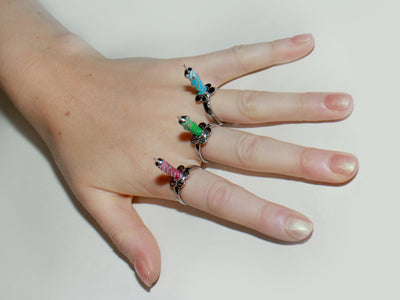 Birthday ring green-Marland Backus-APOC STORE