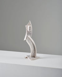 Petra ceramic candle stick white-Pierre Castignola-APOC STORE