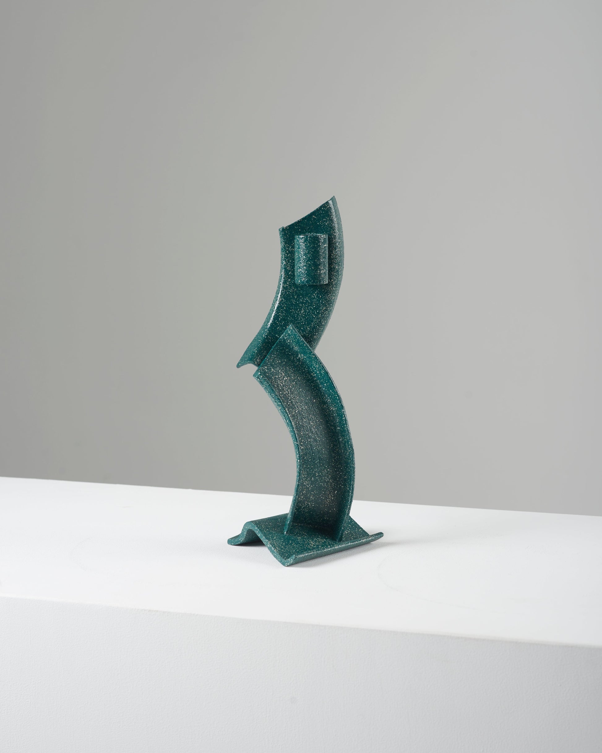 Petra ceramic candle stick green-Pierre Castignola-APOC STORE