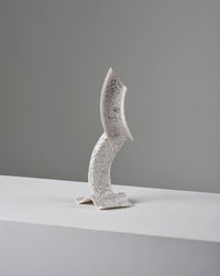 Petra ceramic candle stick white-Pierre Castignola-APOC STORE