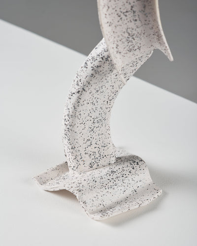 Petra ceramic candle stick white-Pierre Castignola-APOC STORE