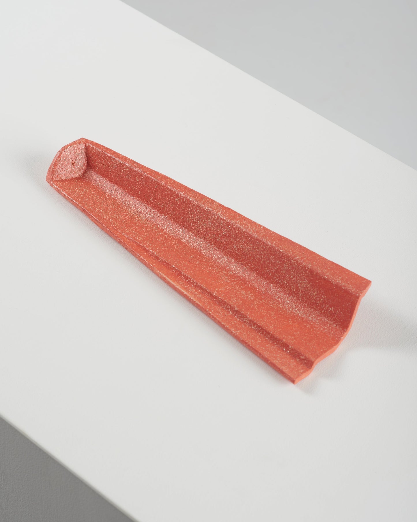 Petra ceramic incense holder orange-Pierre Castignola-APOC STORE