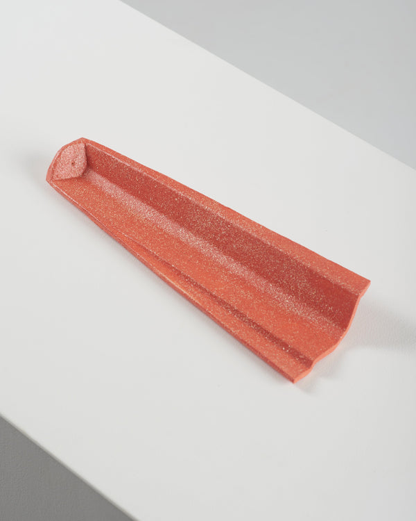 Petra ceramic incense holder orange-Pierre Castignola-APOC STORE