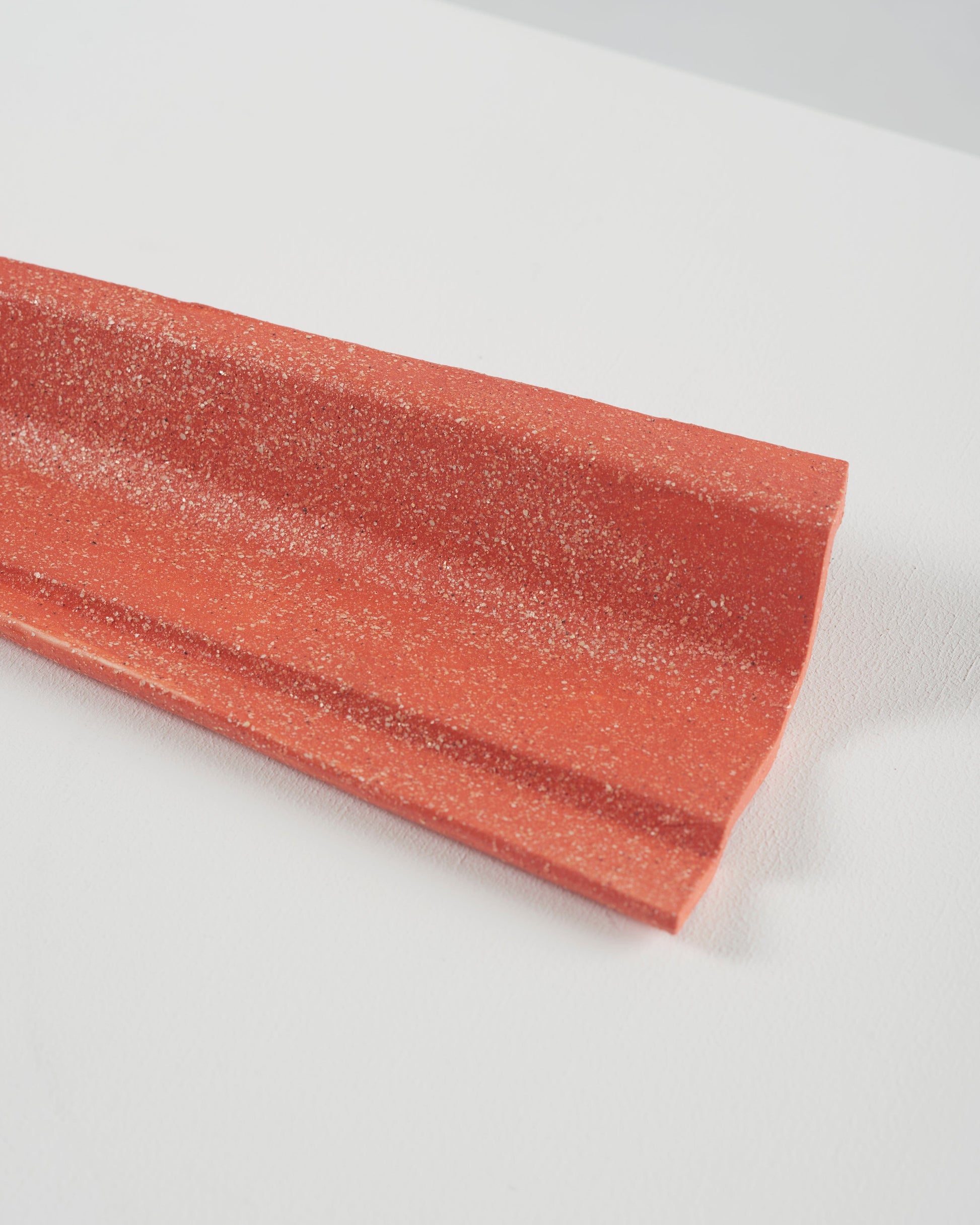 Petra ceramic incense holder orange-Pierre Castignola-APOC STORE