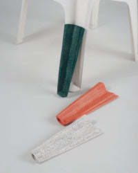 Petra ceramic incense holder green-Pierre Castignola-APOC STORE