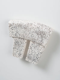 Petra ceramic wall fixture white-Pierre Castignola-APOC STORE