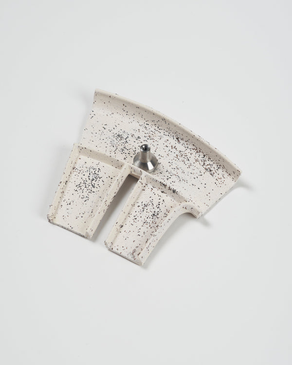Petra ceramic wall fixture white-Pierre Castignola-APOC STORE