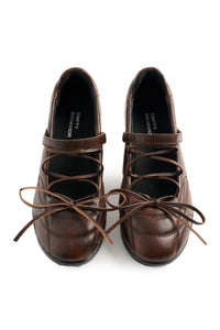 Interstellar Sports Ballet High Heel Brown-EMPTY BEHAVIOR-APOC STORE