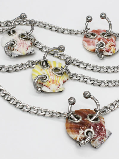 Pierced Shell Necklace-Corrina Goutos-APOC STORE