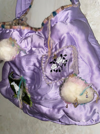 lilac cloud silk bag-Snake Divine-APOC STORE