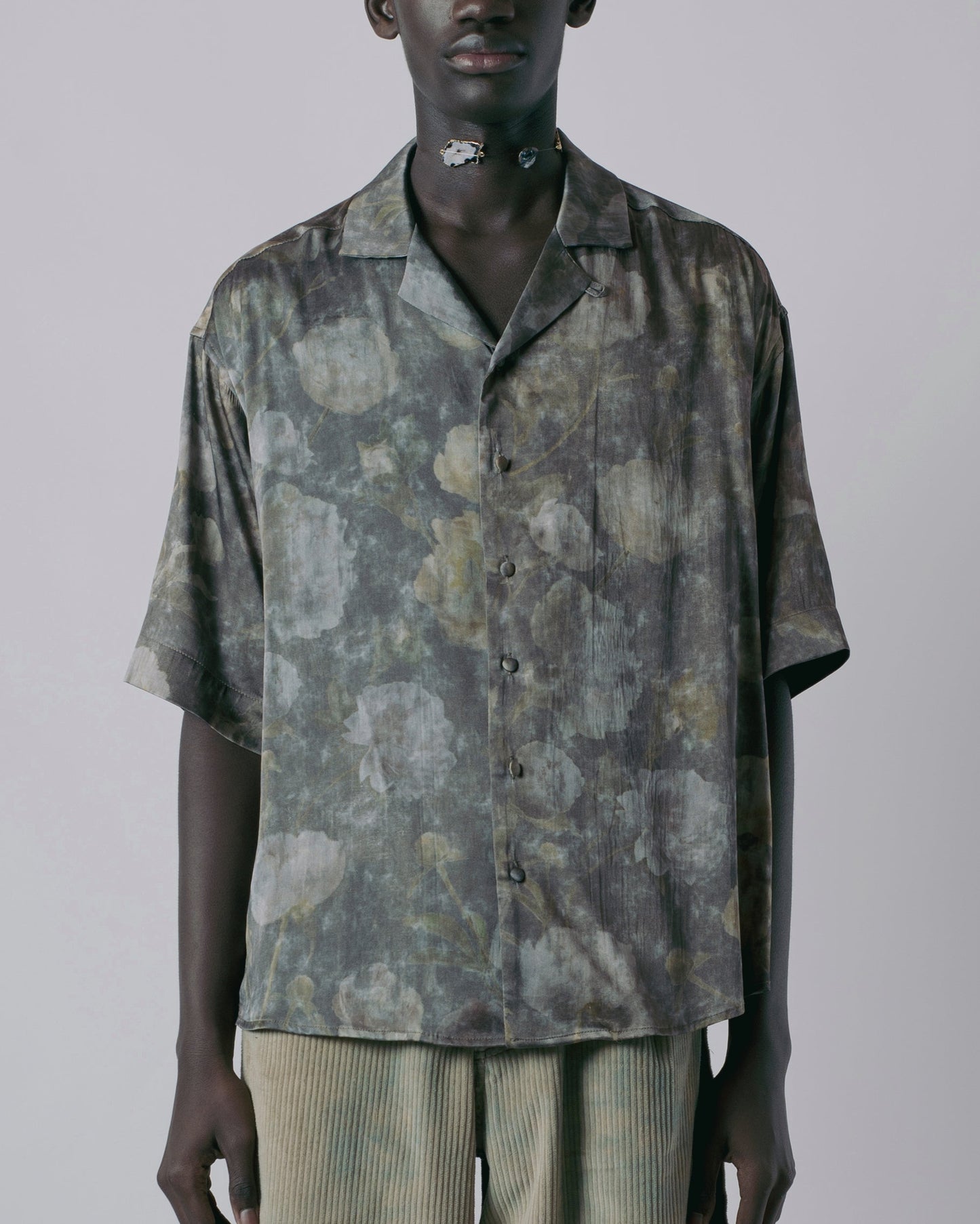 "VINTAGE FLORAL" SILK HAWAIIAN SHIRT-KAWAkEY-APOC STORE