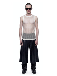 Latex Pleated Trousers-harri-APOC STORE